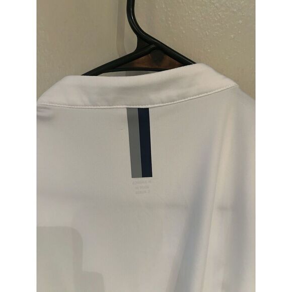 Rhoback Women’s Medium The Ball Girl White Performance Sleeveless Zip - Picture 7 of 7